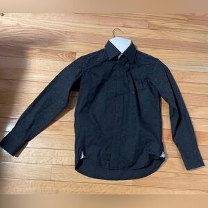 Brandolini Black Button Down Top Size Small